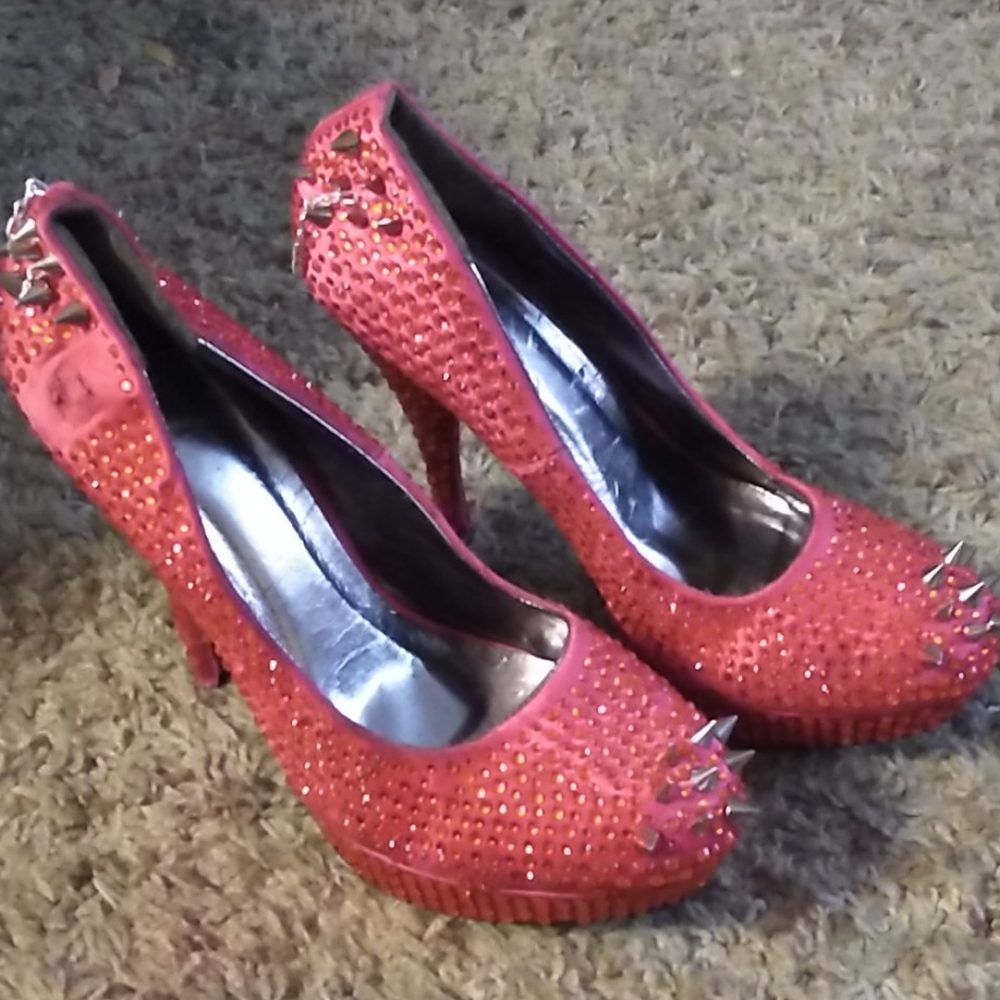 Pink heels